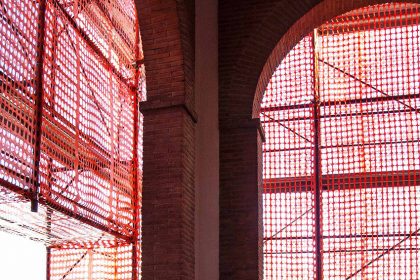 Restart Museum (particolare dei materiali usati per l'intervento), dianarchitecture e RS-architecture, Casal di Principe (CE), 2015