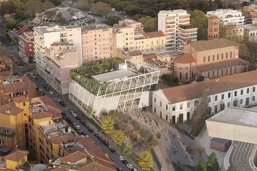GRANDE MAXXI (render), WAR - Warehouse of Architecture and Research, Roma, 2022