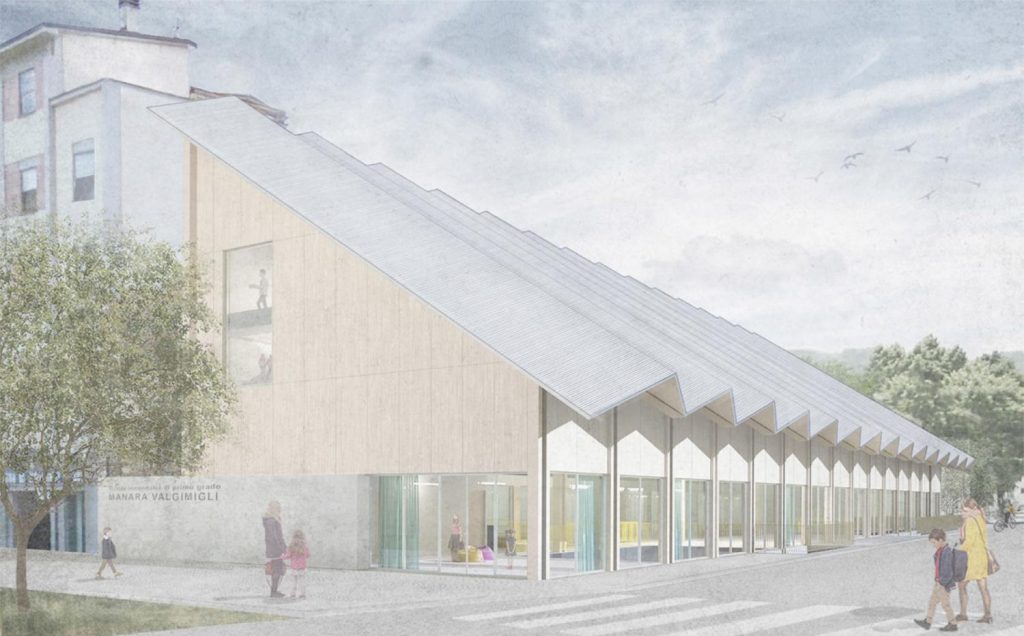 SCHOOL IN BAGNO DI ROMAGNA, Bagno di Romagna, 2019, Architettura, concorso