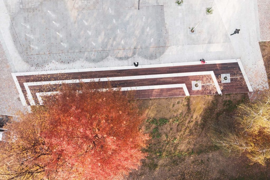 Desio public spaces (vista dall’alto), Openfabric, Desio (MB), 2018-2019 (fotografia di Daniele Pavesi)