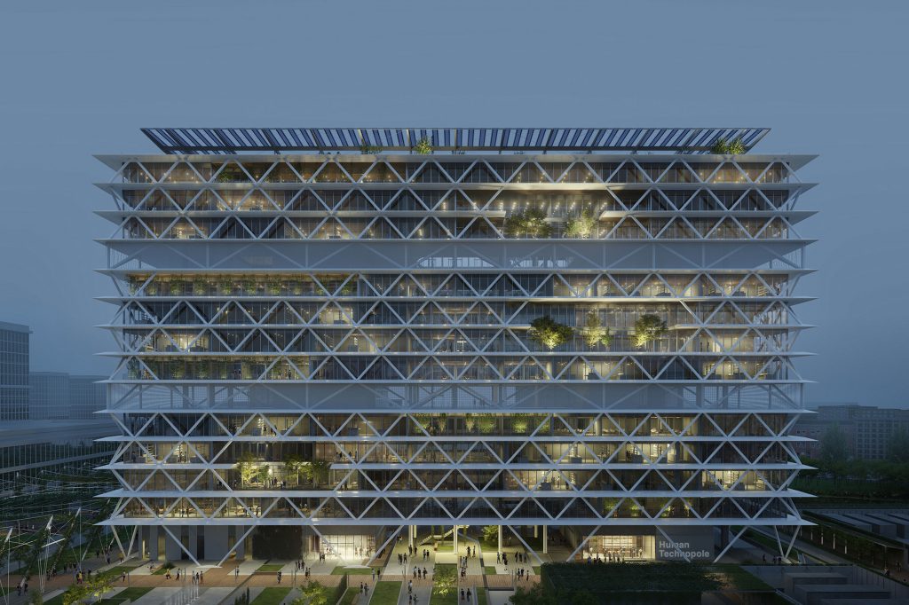 Human Technopole: Il nuovo Headquarters (facciata), OKS, Milano, 2019