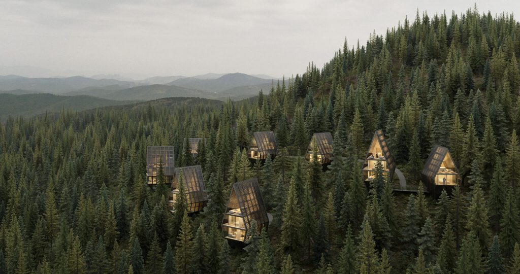 YOUNA Nature Resorts, Regione Alpina, 2022, Architettura