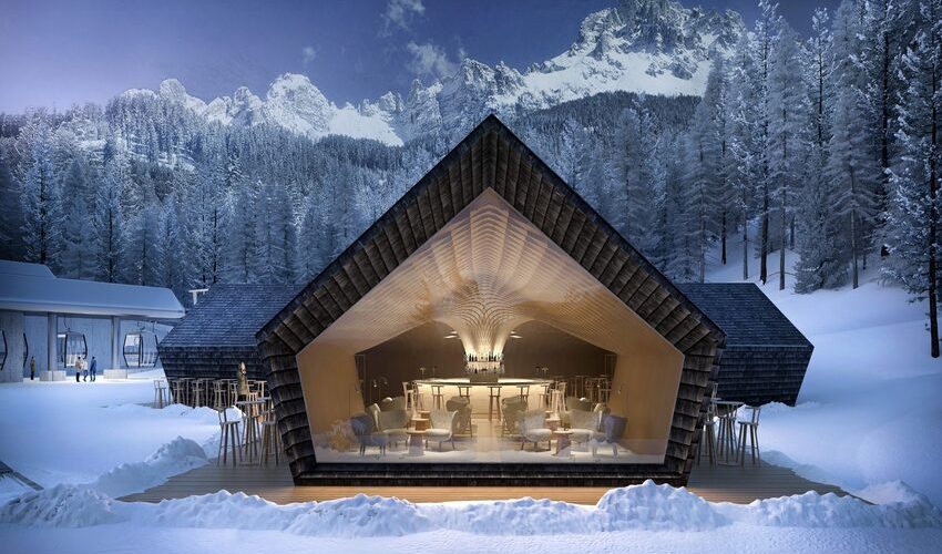 Competition Après Ski, Peter Pichler Architecture, Obereggen, 2018