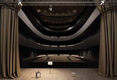 Nuovo teatro G. Verdi, Terni, 2020, architettura