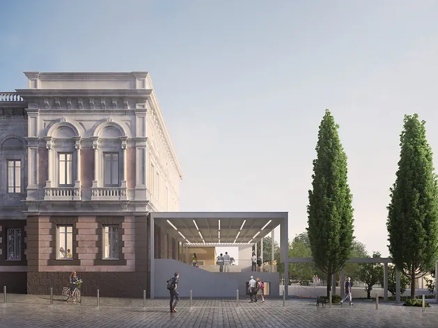Riqualificazione Accademia di Belle Arti di Sassari, LERUA, Sassari, 2020, Primo classificato