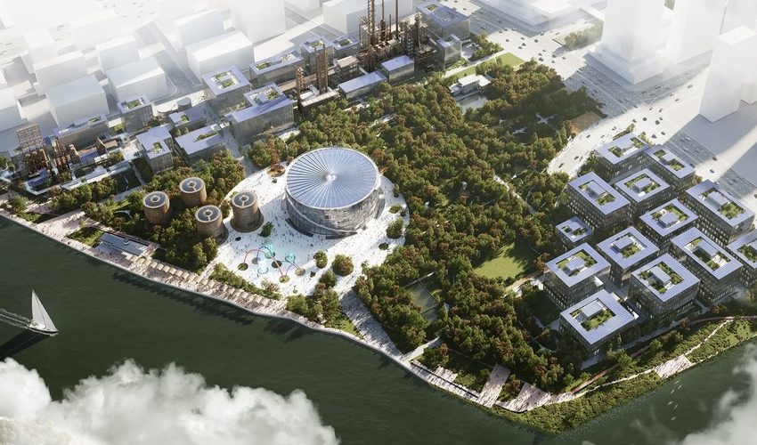 Oil Refinery Factory Park, Openfabric, Hangzhou (Cina), 2023, 1° classificato