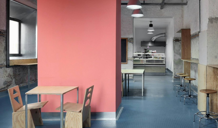 Co-cafè, nuova caffetteria della Scuola di Architettura di Siracusa, Anlogique, 2014