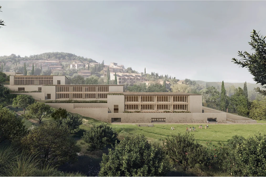 Montalcino Civic Centre, Grazzini Tonazzini Colombo, Montalcino (SI), 2021-2024, primo premio