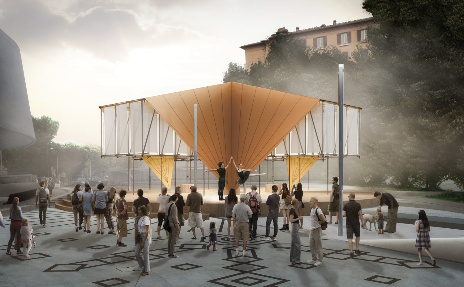 X. A MACHINE FOR PUBLIC SPACE, ECÒL, Roma, 2020, Progetto finalista YAP at MAXXI 2020, Installazione