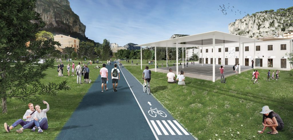 PIAZZA DELL'ARTE – CAMPO BARIGAU, Ulassai (NU), 2023, Urbanistica