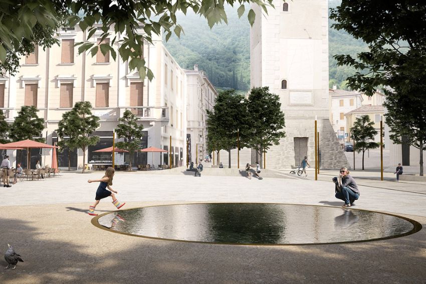 PIAZZA MARCONI, Valdobbiadene (TV), 2020, urbanistica