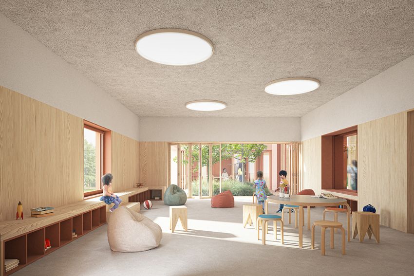 Scuola Primaria Albert Bruce Sabin, Matteo Romanelli architetto, San Gemini (TR), 2022-2023
