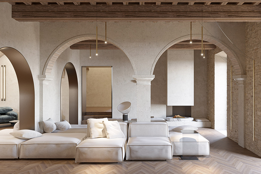 Villa Montoro, BLEND Studio, Colle Val d'Elsa, 2022 - in corso, interior