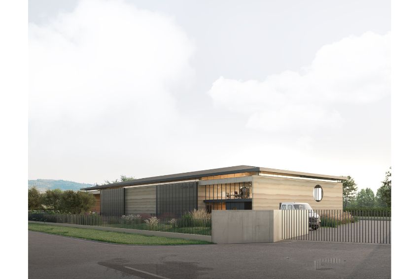 "Ordine e strati" Edificio produttivo + uffici, Studio Bonturi, Cazzano di Tramigna (VR), 2024 - in corso