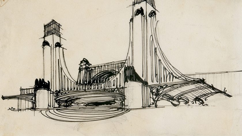 A. Sant'Elia_Studio per una stazione, 1913-1914