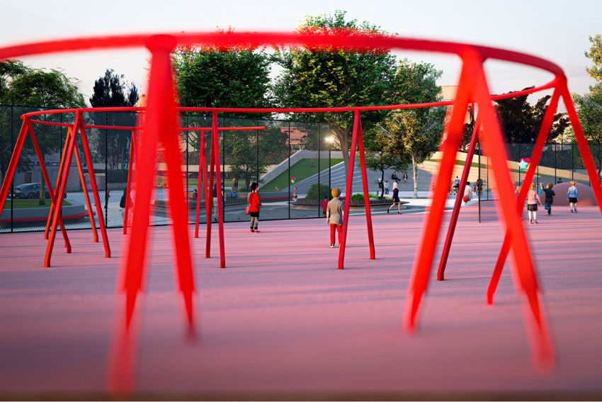 Proposta di riqualificazione di Piazza V. Bachelet, VIRAR Architettura, Maglie (LE), 2023