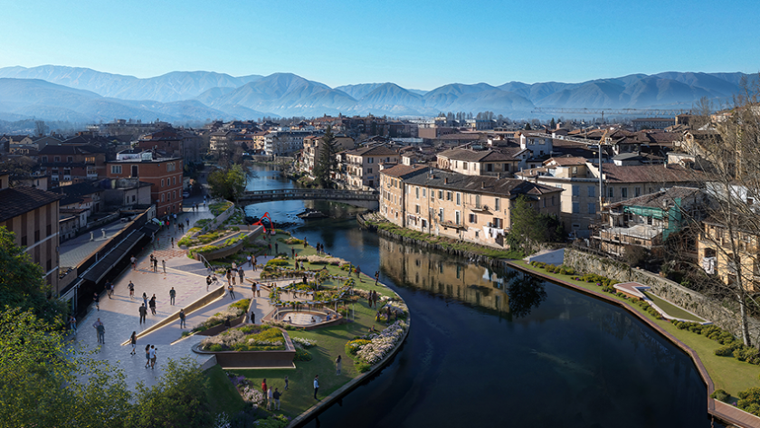 Rinascita del Fiume Velino, Rieti, Spazio Trasversale Architects
