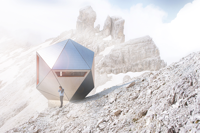 Bivacco Fanton, Studio Botter, Belluno, Architettura
